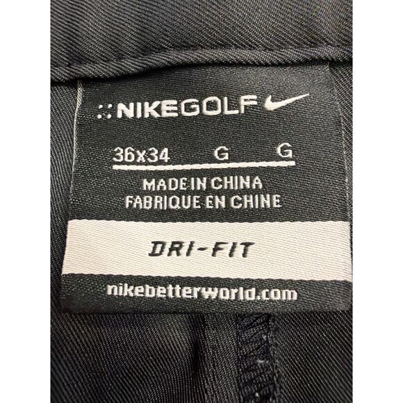 Nike Golf dri-fit Black golf slacks 36X34 - Picture 5 of 12